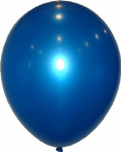 空飄11"珍珠氣球-寶藍色